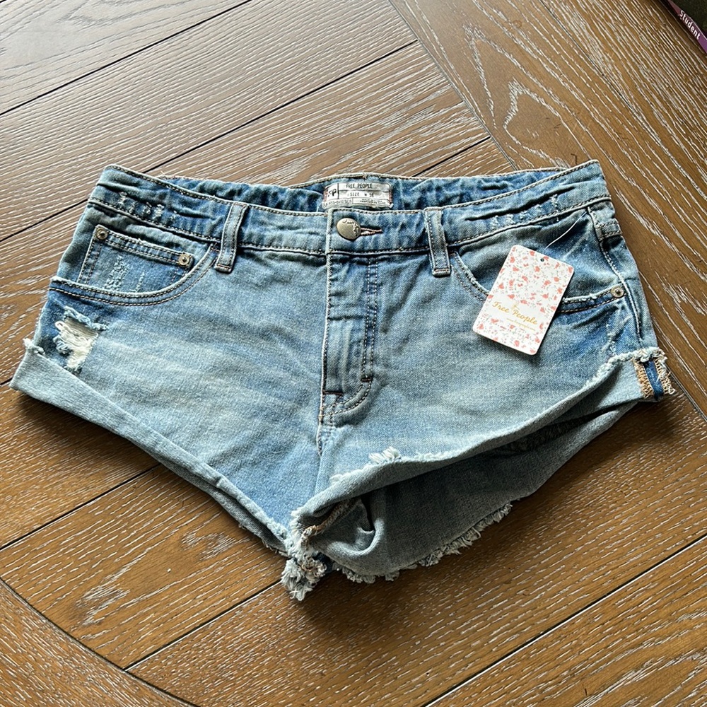 Free People Jean Shorts